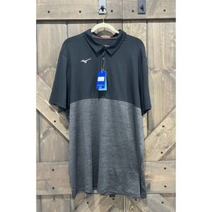 Mizuno Performance Stretch Black Golf Alpha Polo - Baseball Sweatshirt Mens XXXL